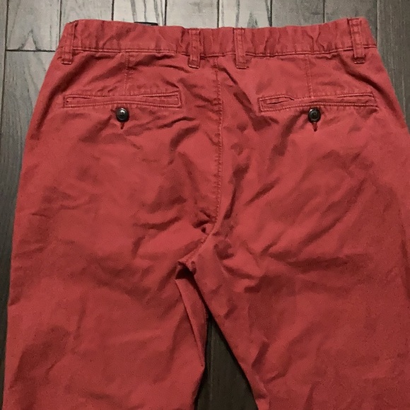 H&M Maroon Slim Chinos 33/32 - Picture 6 of 12